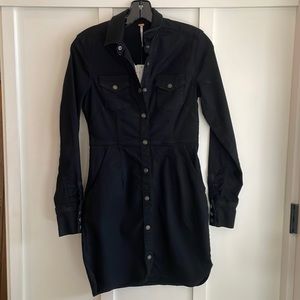 New with tags Free People Jean jacket dress.